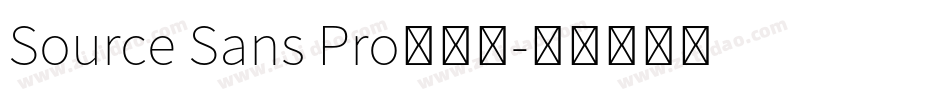 Source Sans Pro手机版字体转换